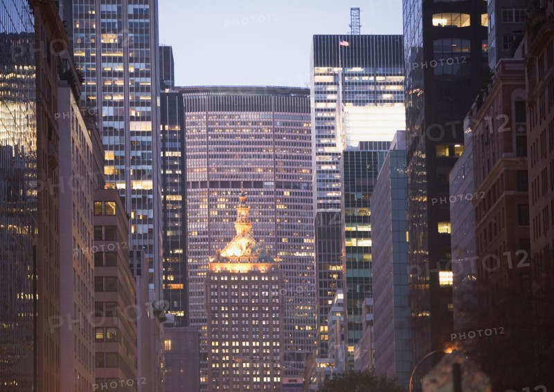 USA, New York State, New York City, Manhattan, skyscrapers on 42nd Street. Photo : fotog