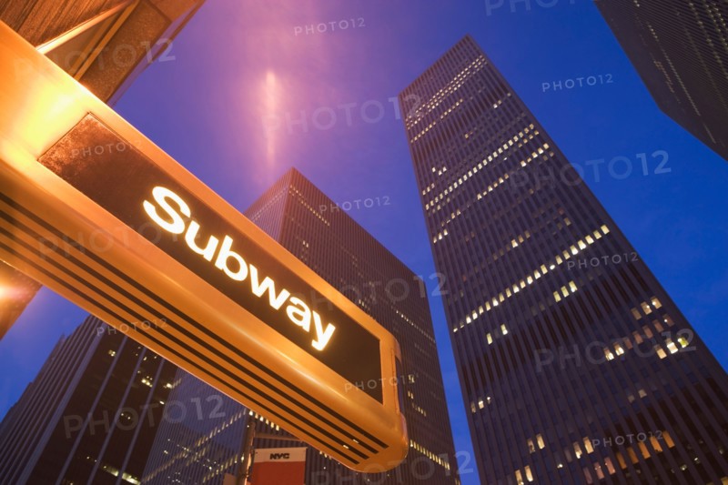 USA, New York State, New York City, subway station at 6th avenue. Photo : fotog