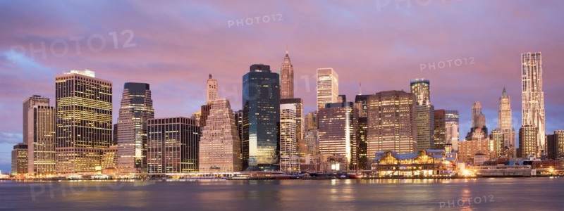 USA, New York State, New York City, panoramic view of city. Photo : fotog