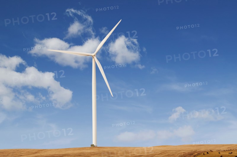 USA, Iowa, Latimer, Wind turbine. Photo : Sarah M. Golonka