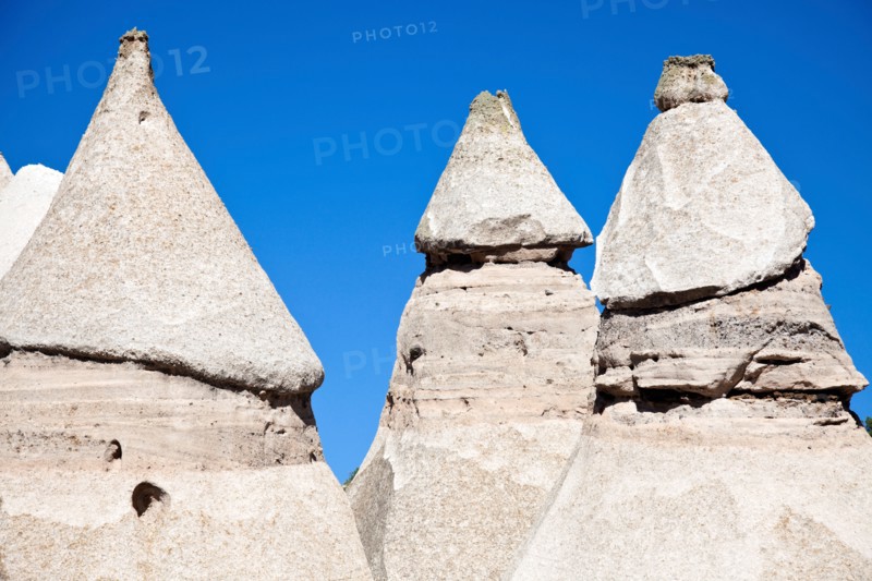 USA, New Mexico, Kasha-Katuwe Tent Rocks National Monument. Photo : Henryk Sadura