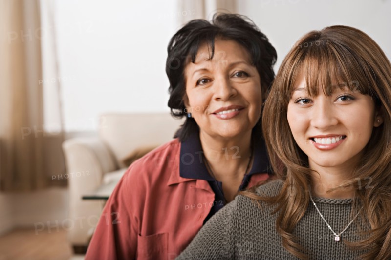 Portrait of grandmother and granddaughter. Photo : Rob Lewine