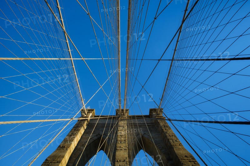 USA, New York, New York City. Brooklyn Bridge.