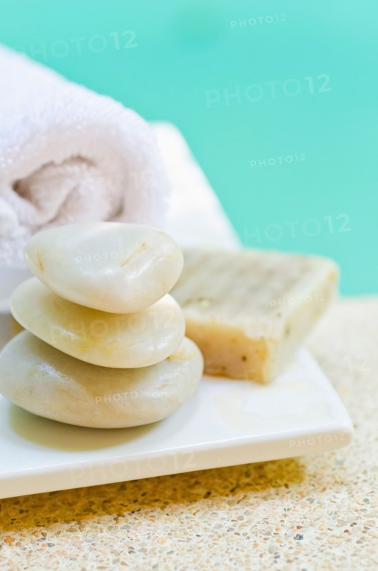 Spa pebbles.