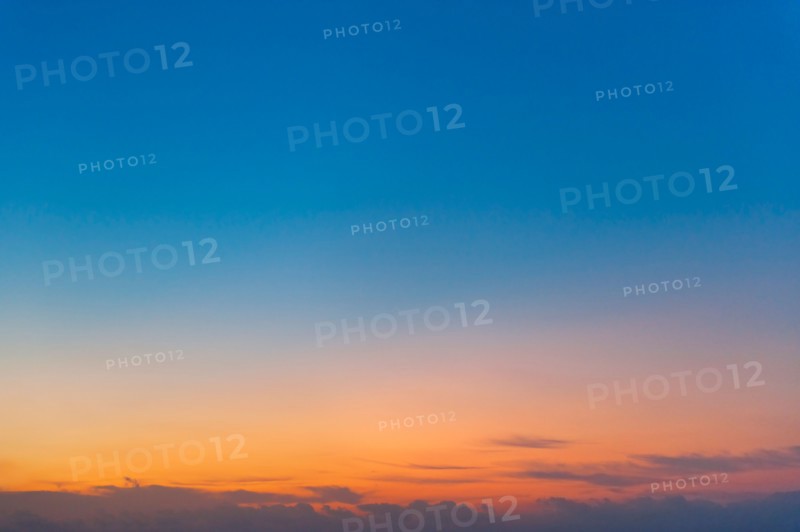 Sunset sky.