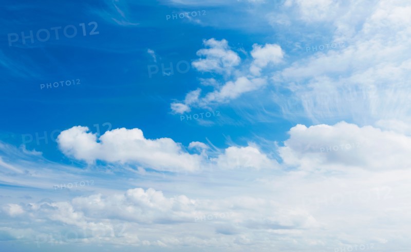 White clouds.