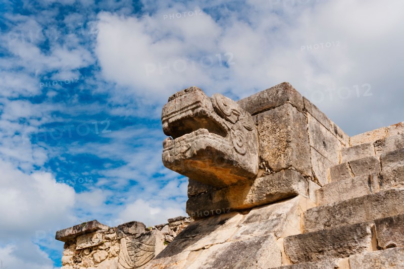 Mexico, Yucatan, Chichen Itza. Mayan ruins.