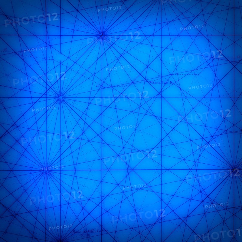 Blue pattern.