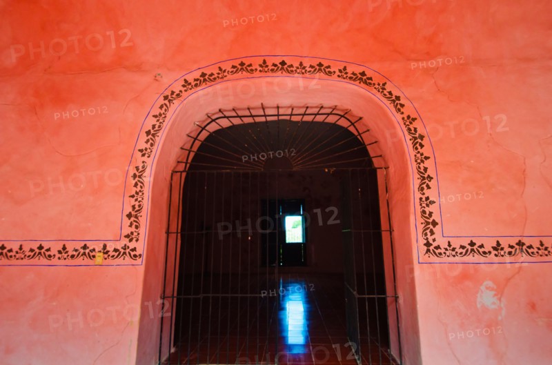 Mexico, Yucatan, Valladolid. Valladolid, Gate.
