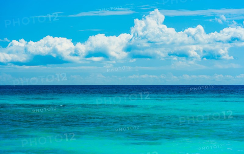 Mexico, Yucatan. Turquoise sea.