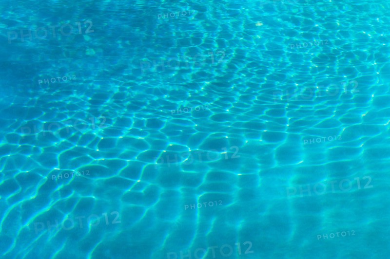 Blue water.