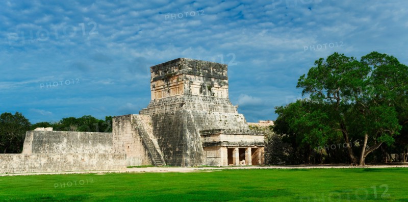 Mexico,Yucatan, Tulum. Mayan pyramid.