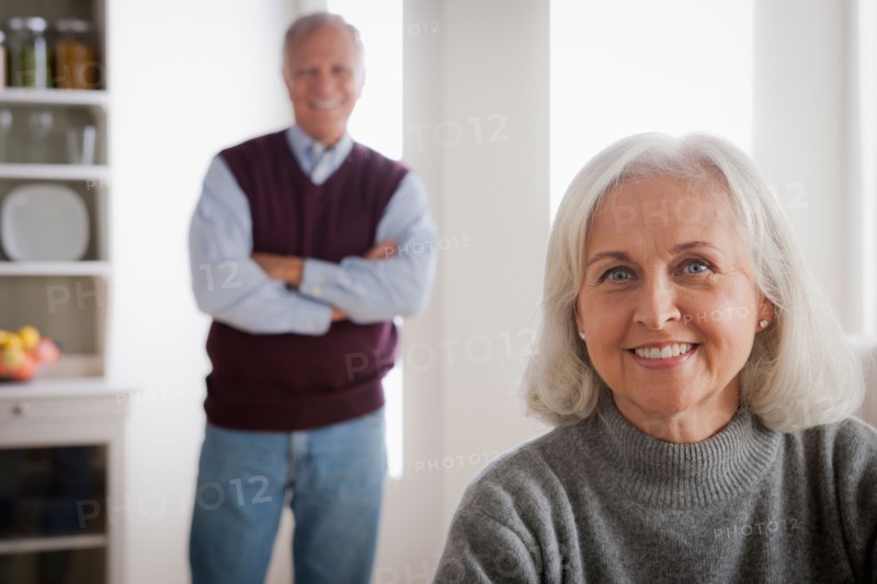 Portrait of smiling senior couple. Photo : Rob Lewine