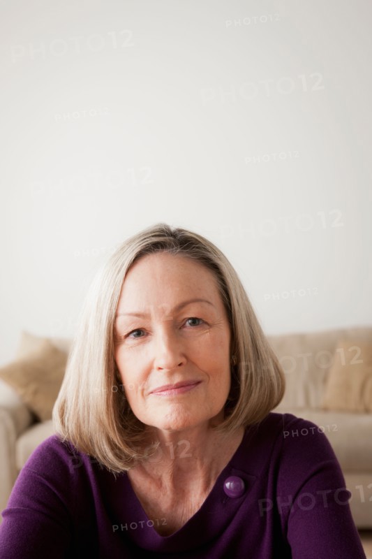Portrait of smiling senior woman. Photo : Rob Lewine