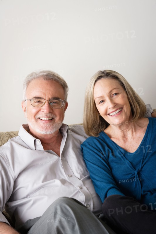 Portrait of smiling senior couple. Photo : Rob Lewine