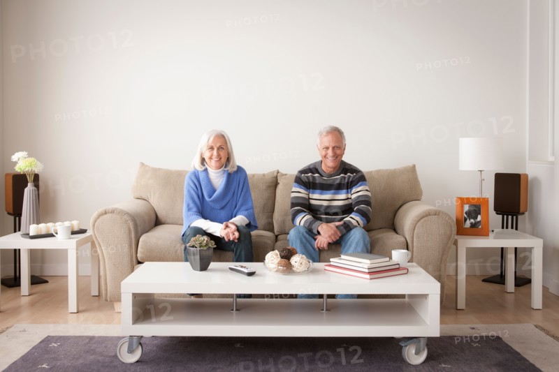 Portrait of smiling senior couple. Photo : Rob Lewine