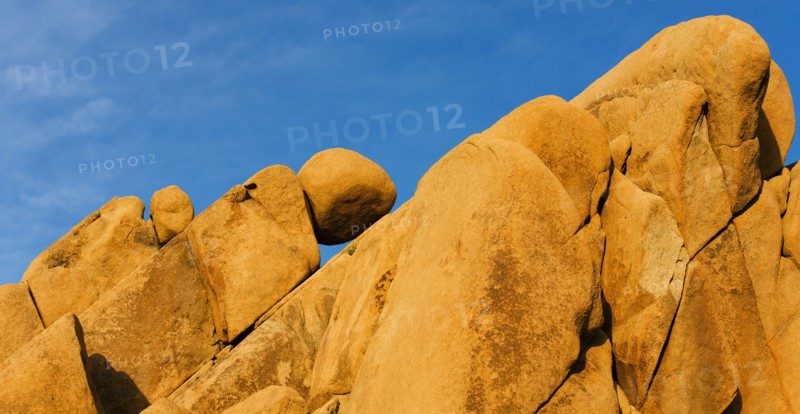 USA, California, Joshua Tree National Park, Rock formations.