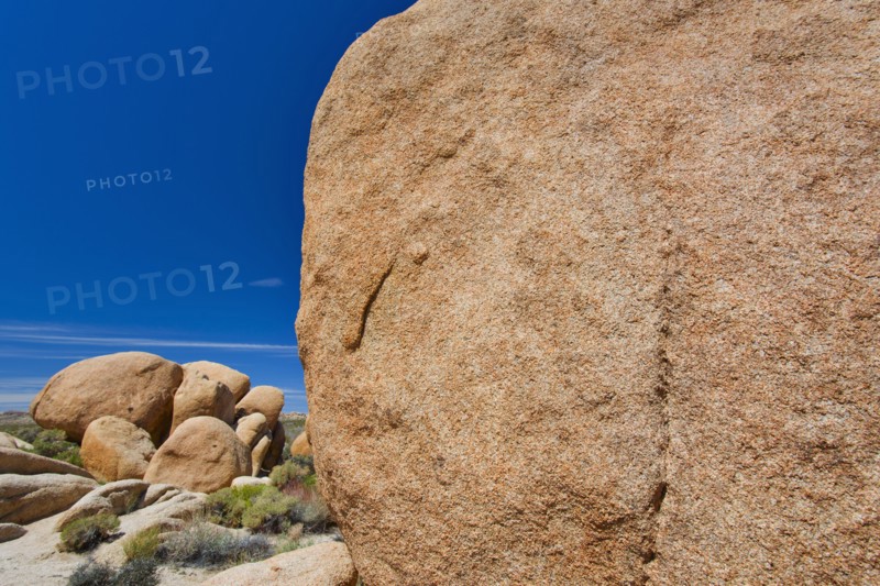 USA, California, Joshua Tree National Park, Desert rocks.