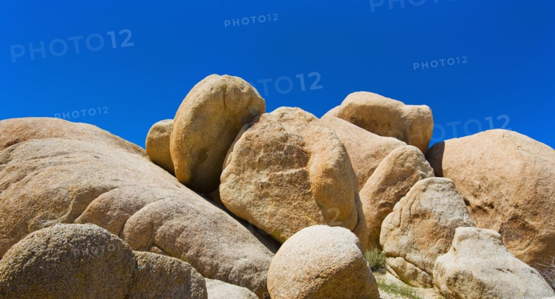 USA, California, Joshua Tree National Park, Rock formations.