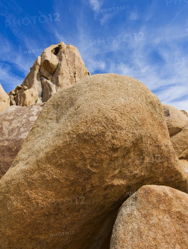 USA, California, Joshua Tree National Park, Rock formations.