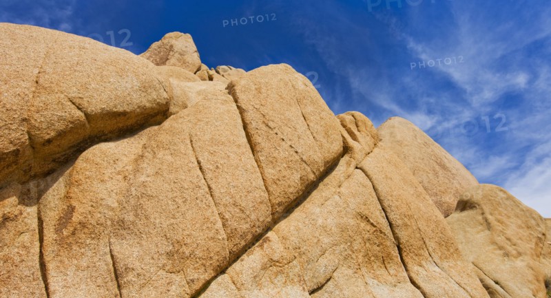 USA, California, Joshua Tree National Park, Rock formations.