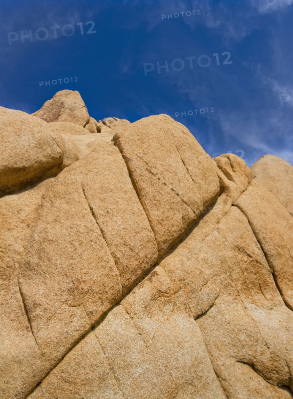 USA, California, Joshua Tree National Park, Rock formations.