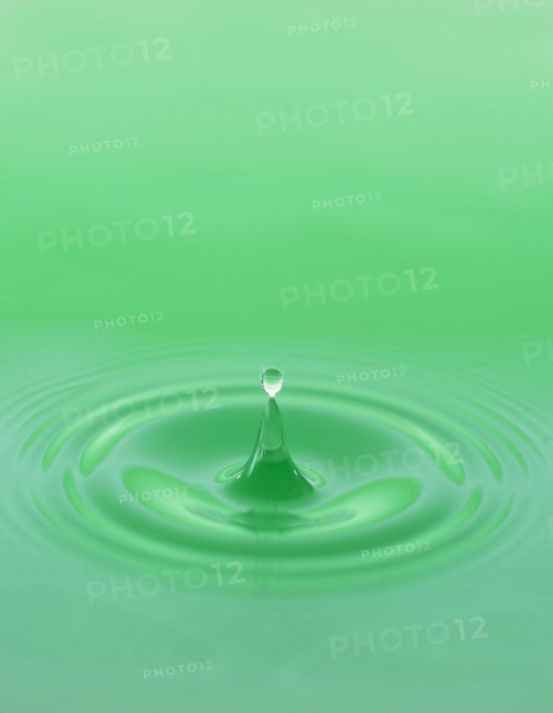 Green droplet.