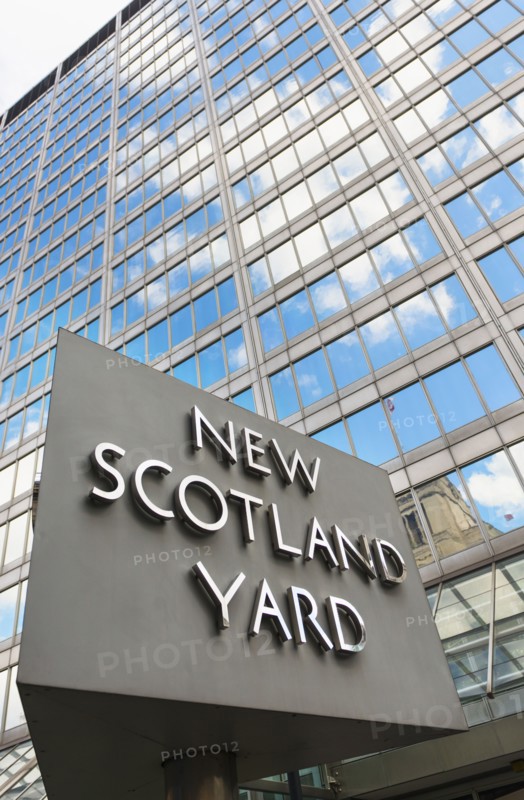 UK, England, London, New Scotland Yard building.