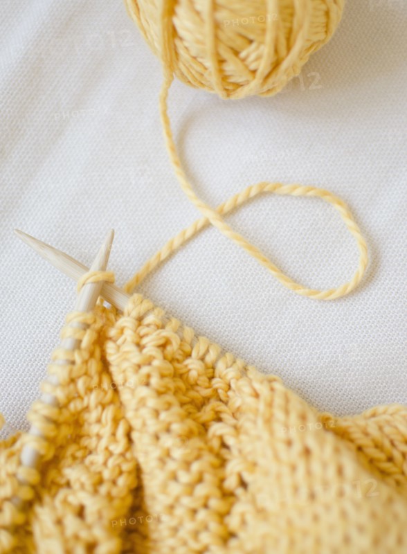 Knitting. 
Photo: Jamie Grill