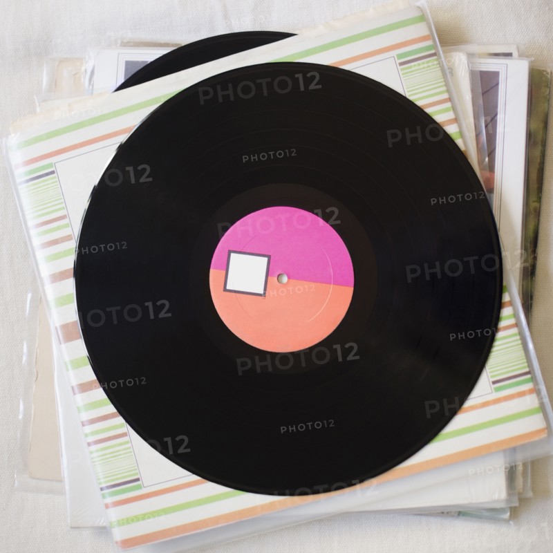 Stack of records. 
Photo: Jamie Grill