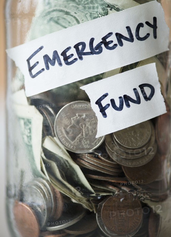 Savings in jar. 
Photo: Jamie Grill