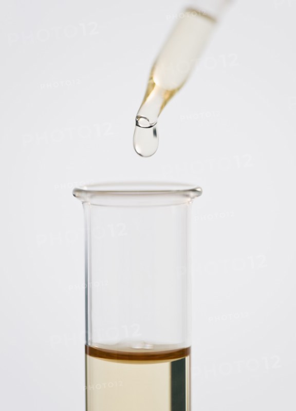 Pipetting liquid into test tube. 
Photo: Jamie Grill