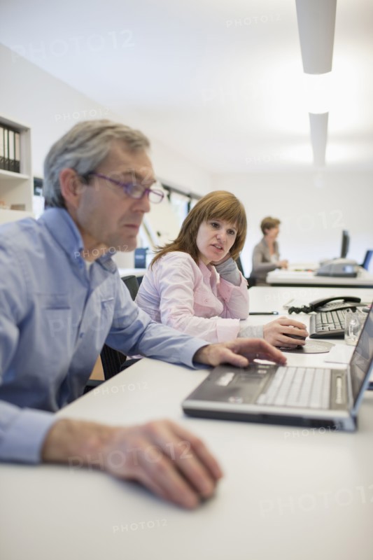 Employees of design agency at work. 
Photo: Jan Scherders