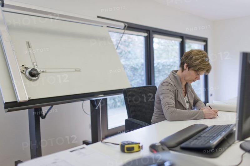Employees of design agency at work. 
Photo: Jan Scherders