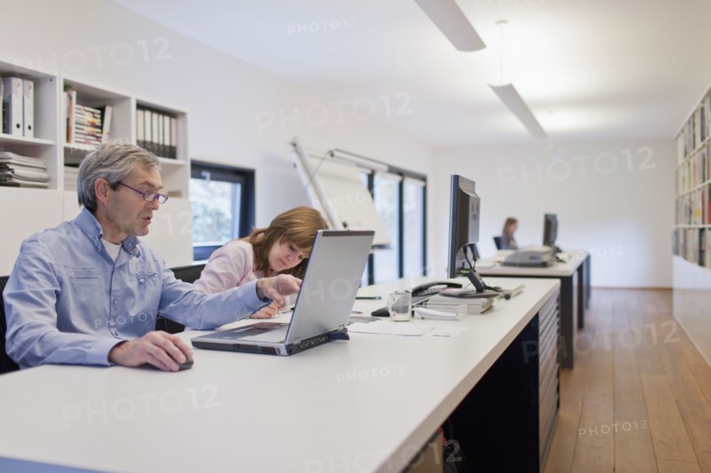 Employees of design agency at work. 
Photo: Jan Scherders