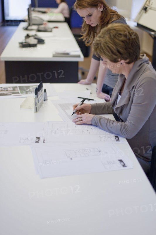 Employees of design agency at work. 
Photo: Jan Scherders