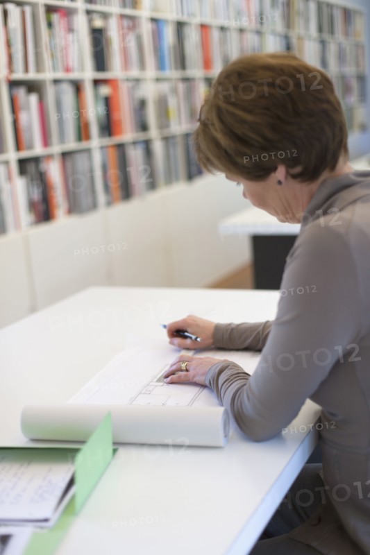 Employee of design agency at work. 
Photo: Jan Scherders