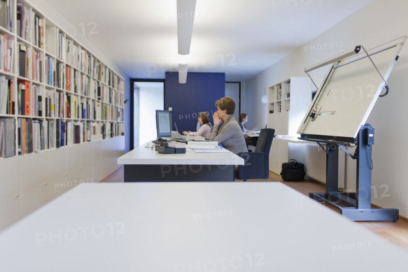 Employee of design agency at work. 
Photo: Jan Scherders