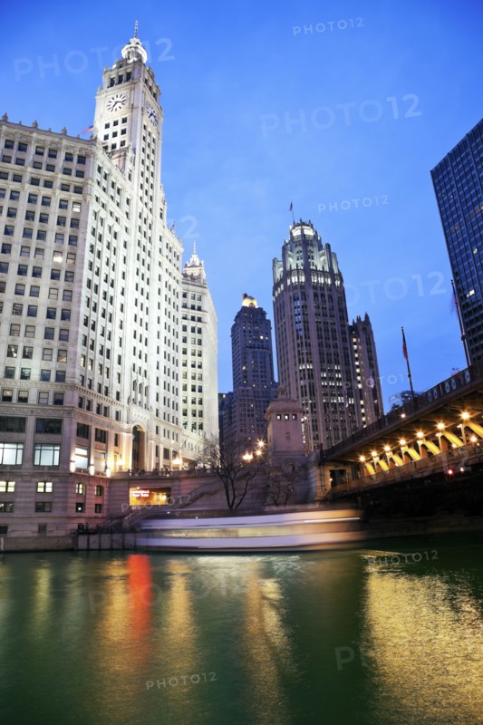 USA, Illinois, Chicago, City view. 
Photo : Henryk Sadura