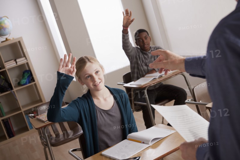Teenagers(14-15) at school. 
Photo : Rob Lewine