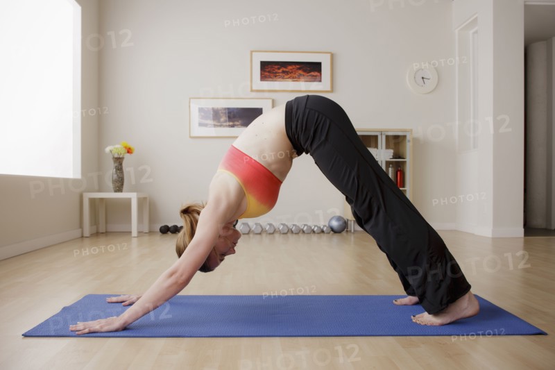 Portrait of young woman during fitness. 
Photo : Rob Lewine