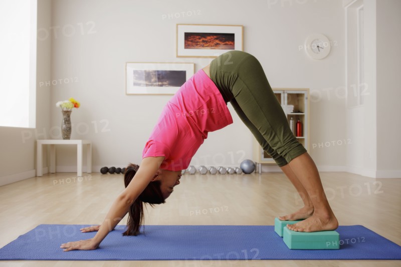 Portrait of young woman during fitness. 
Photo : Rob Lewine
