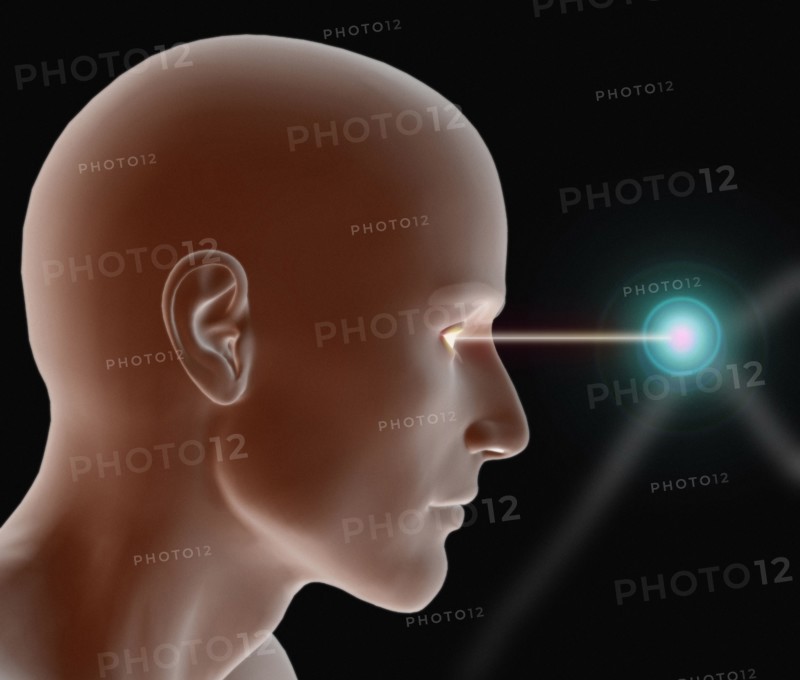 Conceptual image of human brain. 
Photo : Calysta Images