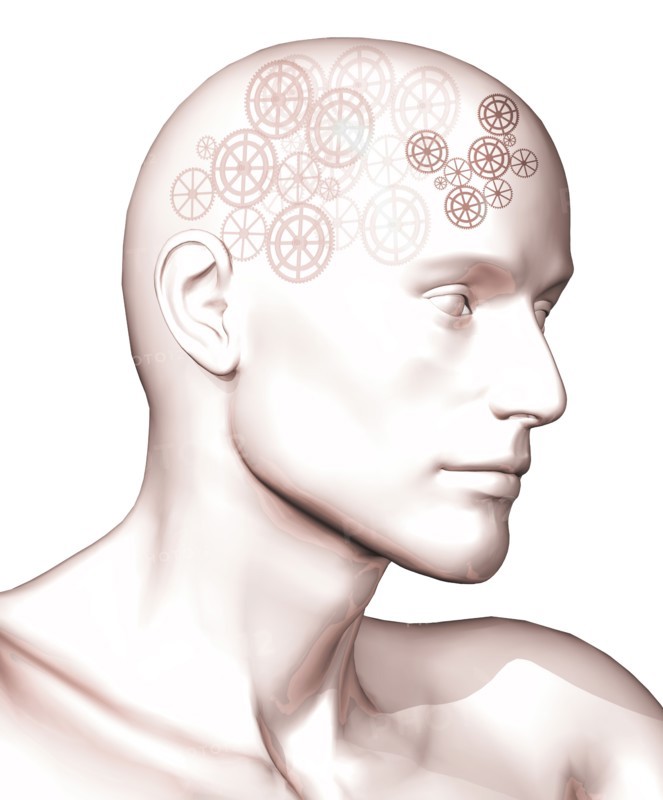 Conceptual image of human brain. 
Photo: Calysta Images