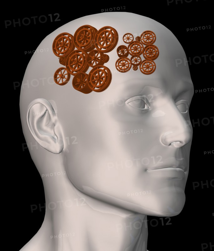 Conceptual image of human brain. 
Photo: Calysta Images