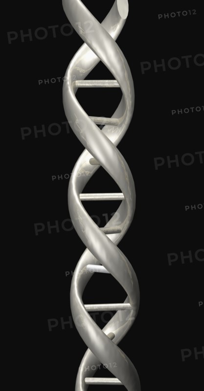 Digitally generated image of helix structure. 
Photo: Calysta Images