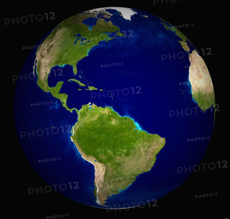 Digitally generated image of planet earth. 
Photo: Calysta Images