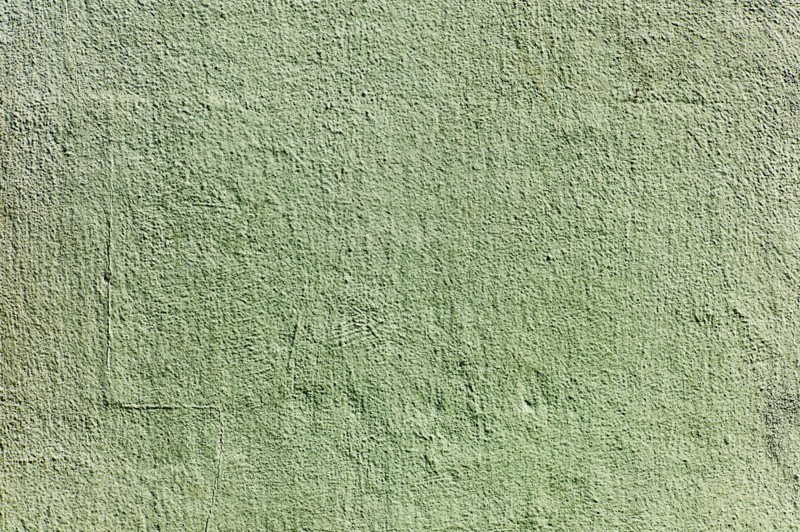 Green wall.