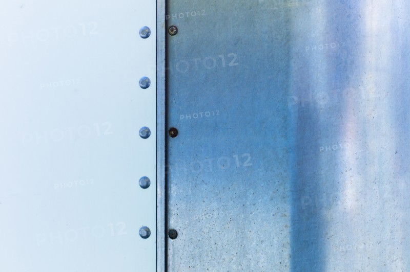 Detail of metal with rivets.