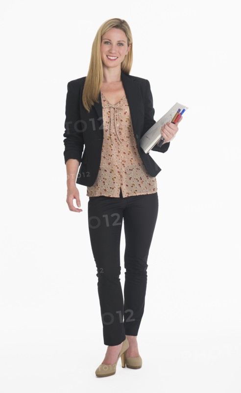 Studio portrait of businesswoman.